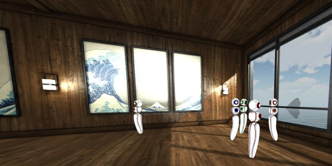 AltspaceVR virtual environment and avatars