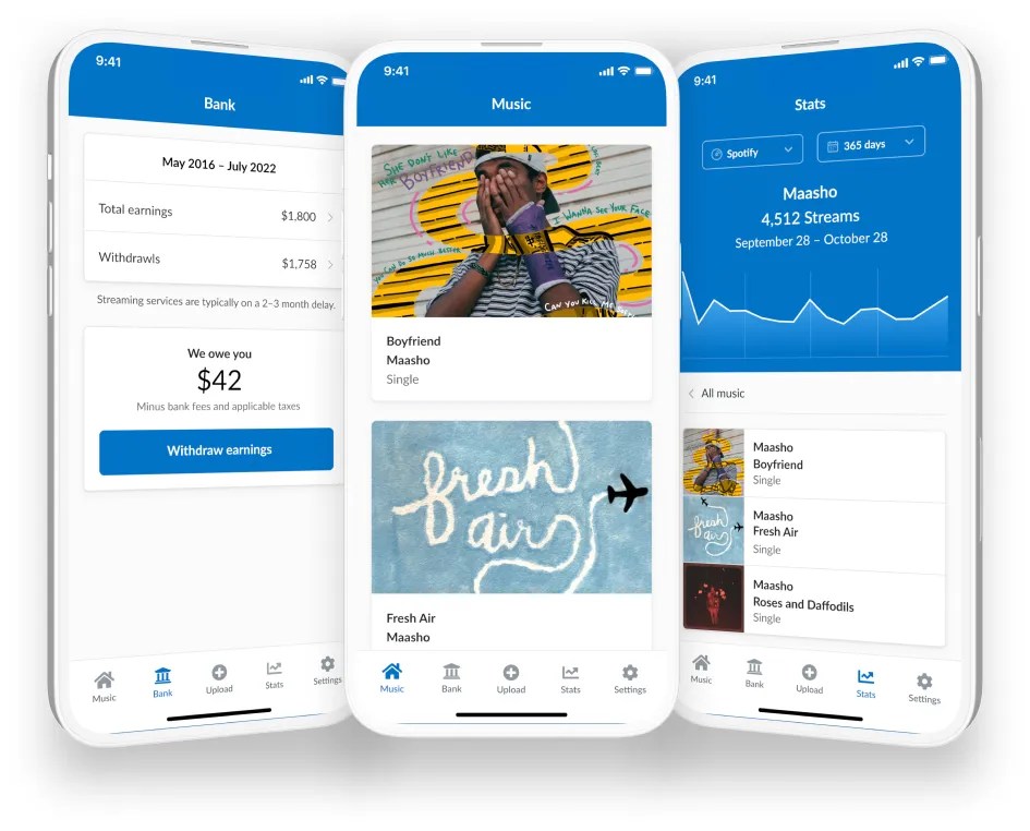 DistroKid's new iPhone app