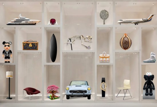 Composite image of luxury items