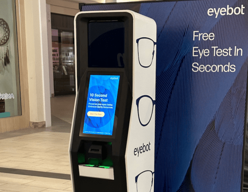 Eyebot AI-powered kiosks that provide 90-second vision exams without an on-site optometrist